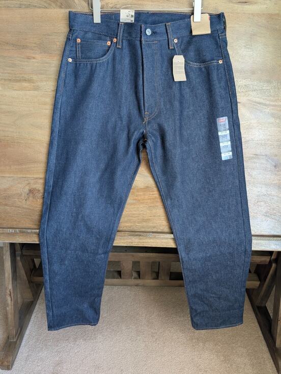 Levi's Other - NWT Levi's 501 Original Shrink-To-Fit Jeans Mens 34x34 Blue Denim Straight Leg